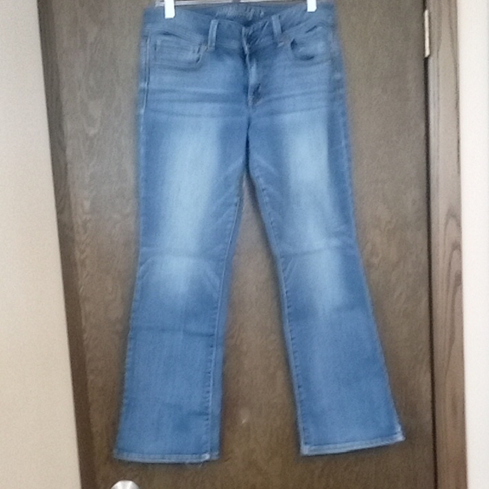 American Eagle Outfitters Light Blue Flare Jeans
